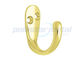 Kustom Dipoles Brass Door Hardware Set 1-13 / 16 &amp;quot;Single Robe Hook