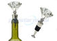 4-1 / 4 &quot;Custom Metal Hardware, Dipoles Chrome Zinc Alloy Berlian Wine Stopper
