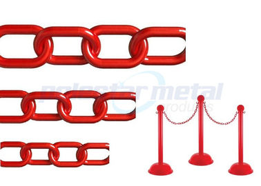 ISO disetujui dekoratif ringan merah Plastic keselamatan jaringan jalan