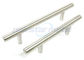 96 mm CC Brushed Nickel Steel Kitchen T Bar Door Handle / T Bar Kabinet Menangani
