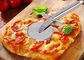 Putaran Pastry Stainless Steel Pizza Cutting Knife multi fungsional Tugas Berat
