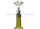 4-1 / 4 &quot;Custom Metal Hardware, Dipoles Chrome Zinc Alloy Berlian Wine Stopper