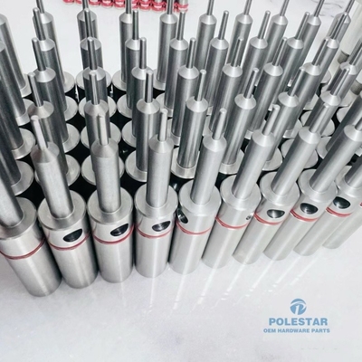 H62 Perunggu Ag Plating Charging Pile Torsion Spring Komponen Mesin CNC