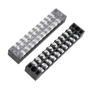 Terminal Block Strip Serbaguna Ultimate 2 Baris 24 Kutub Eurostyle Screw Terminal Barrier Strip