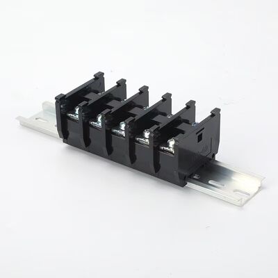 Blok Terminal Berkualitas Tinggi DIN Rail 600V 32A Koneksi Sekrup Lampu Paduan Tembaga