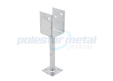 120 x 200mm Hot mencelupkan galvanis baja penuh Stirrup Pos Jangkar Untuk Rumah Kayu