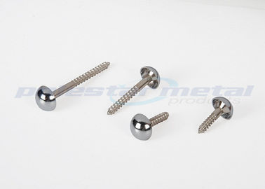 Khusus ISO Hardware Fasteners M3 Kuningan Cermin Sekrup / Precision Kuningan Slotted Putaran Kepala Kayu Sekrup